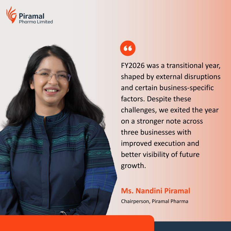 FY26 was a year of transition, resilience, and strategic progress for Piramal Pharma.